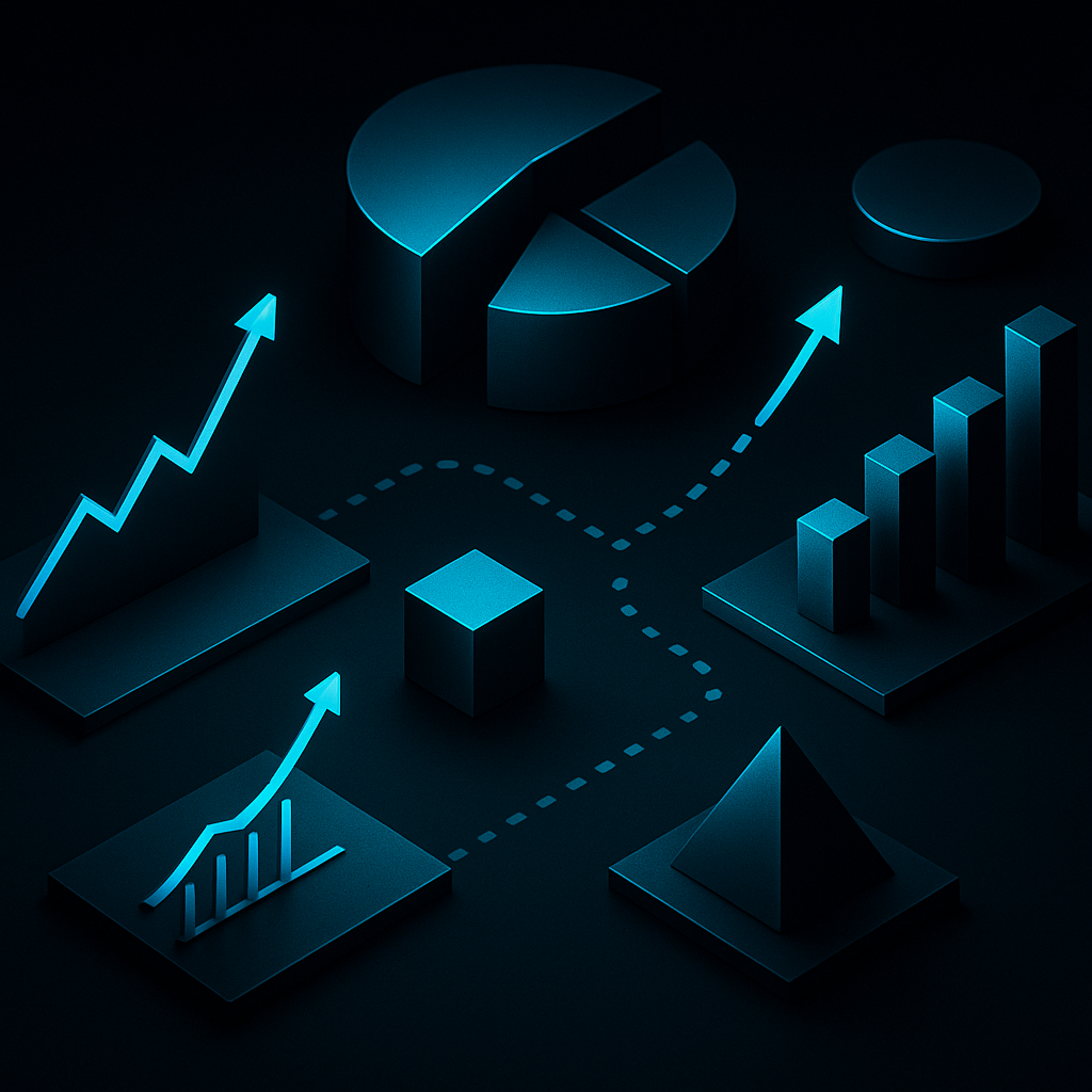 Abstract TPMxAI cover for "The Metric Tango: Leading, Lagging, and the Dance of Data in AI Projects"
