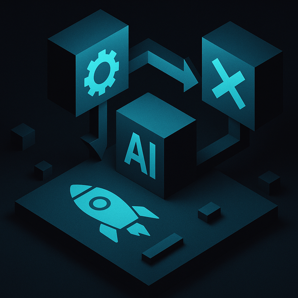 Abstract TPMxAI cover for "The Art of Process in the Age of AI: Lessons from a Launch Gone Awry"