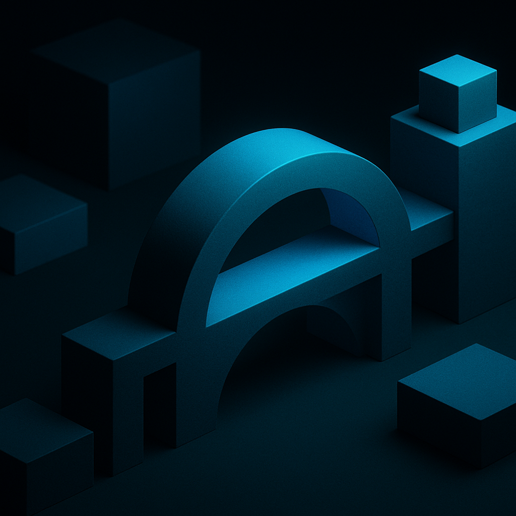 Abstract TPMxAI cover for "Building Bridges: The TPM’s Role in Cultivating a Thriving Engineering Culture"