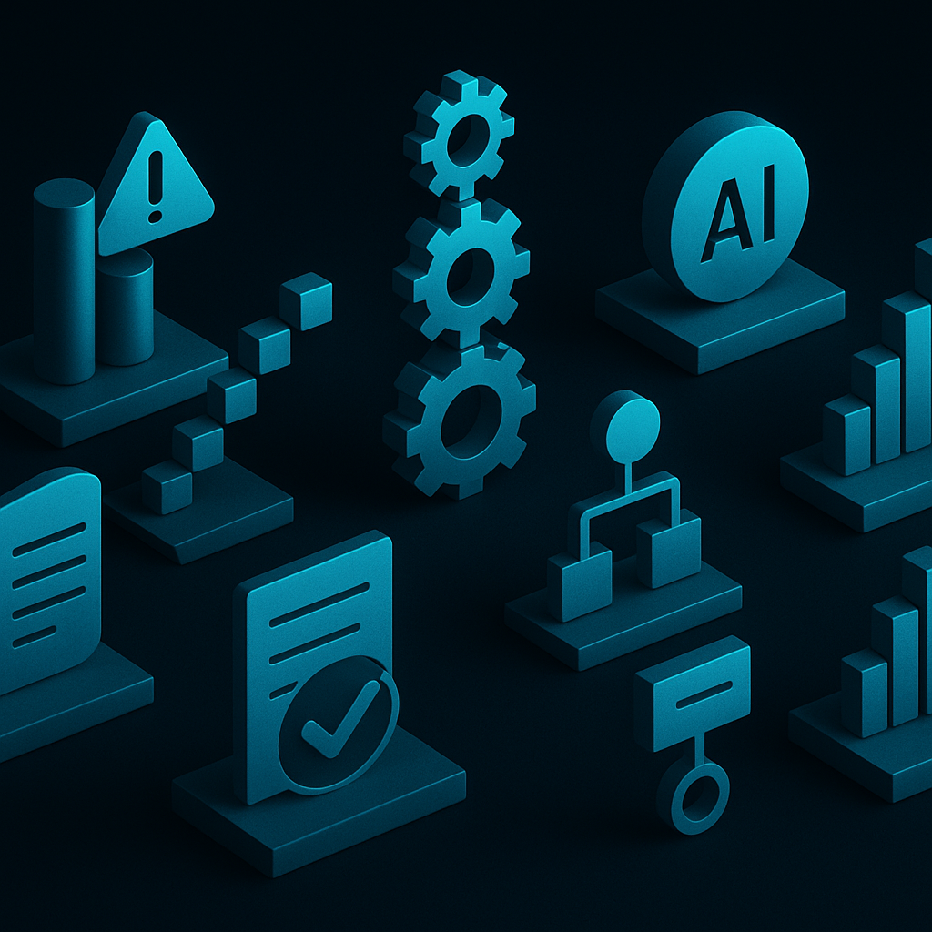 Abstract TPMxAI cover for "Lessons from the Trenches: Processes, Pitfalls, and the Future of TPM in AI"
