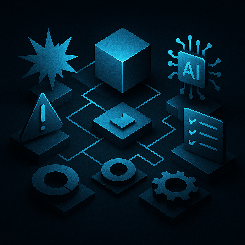 Abstract TPMxAI cover for "When Chaos Meets Code: The Art of Processes in a Startup TPM's Life"