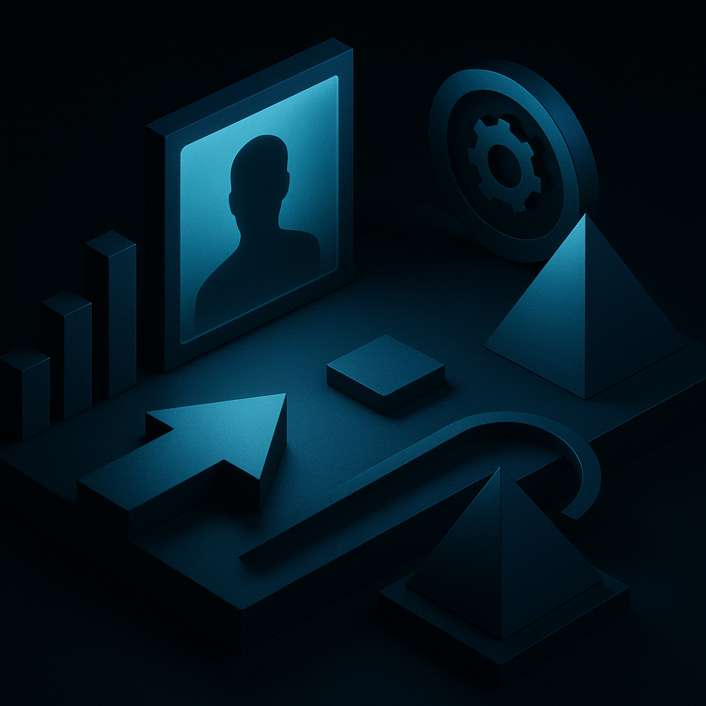 Abstract TPMxAI cover for "Reflections from the Future: Navigating the AI Landscape as a TPM"