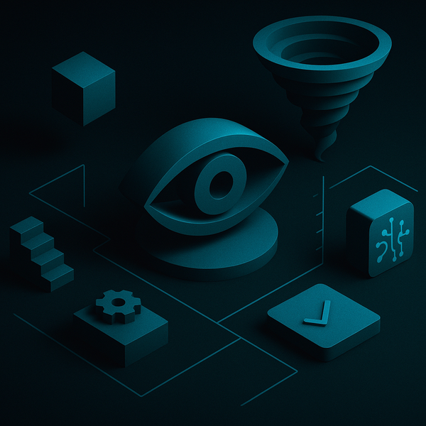 Abstract TPMxAI cover for "In the Eye of the Storm: Mastering TPM Processes Amidst Chaos and AI"