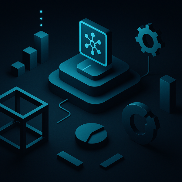 Abstract TPMxAI cover for "Chaos, Processes, and a Dash of AI: A Startup TPM’s Journey"