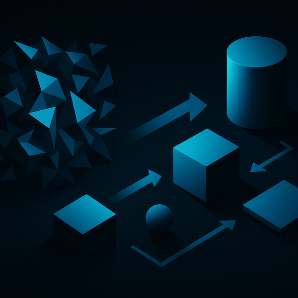 Abstract TPMxAI cover for "From Chaos to Clarity: The Art of Processes in TPM and AI"