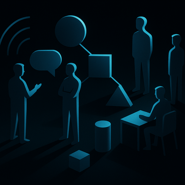 Abstract TPMxAI cover for "The Art of Influence: Crafting Connections in the Age of AI"