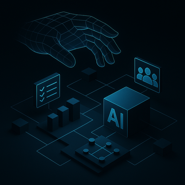 Abstract TPMxAI cover for "The Invisible Hand of Technical Program Management in the Age of AI"