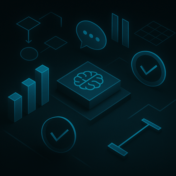 Abstract TPMxAI cover for "Lessons from the Trenches: The Realities of AI in Technical Program Management"