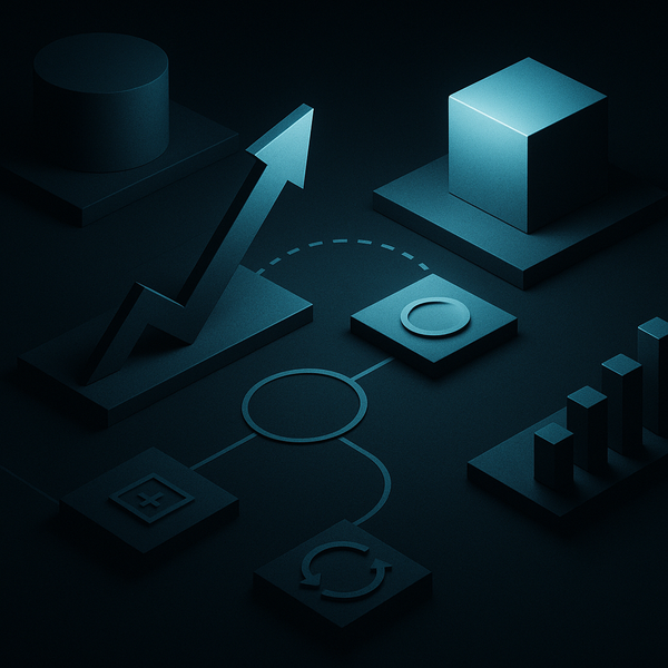 Abstract TPMxAI cover for "Beyond the Hype: A TPM's Journey into the AI Frontier"